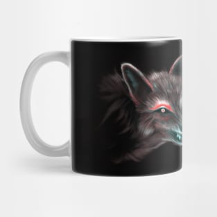 Neon Fox War Paint Mug